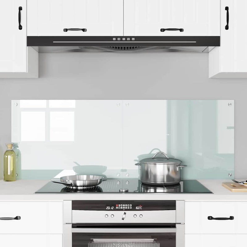 Load image into Gallery viewer, Vidaxl keuken achterwand 2 pcs wit 70 x 50 cm gehard glas