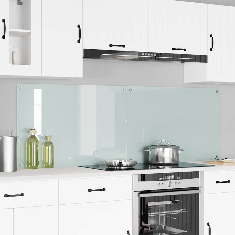 Load image into Gallery viewer, Vidaxl keuken achterwand 2 pcs wit 90 x 60 cm gehard glas