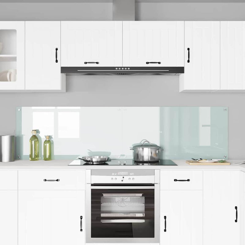 Load image into Gallery viewer, Vidaxl keuken achterwand 2 pcs wit 100 x 50 cm gehard glas