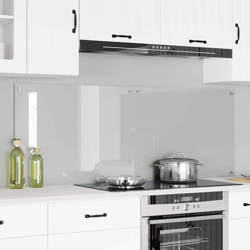 Load image into Gallery viewer, Vidaxl keuken achterwand 2 pcs doorzichtig 80 x 60 cm gehard glas