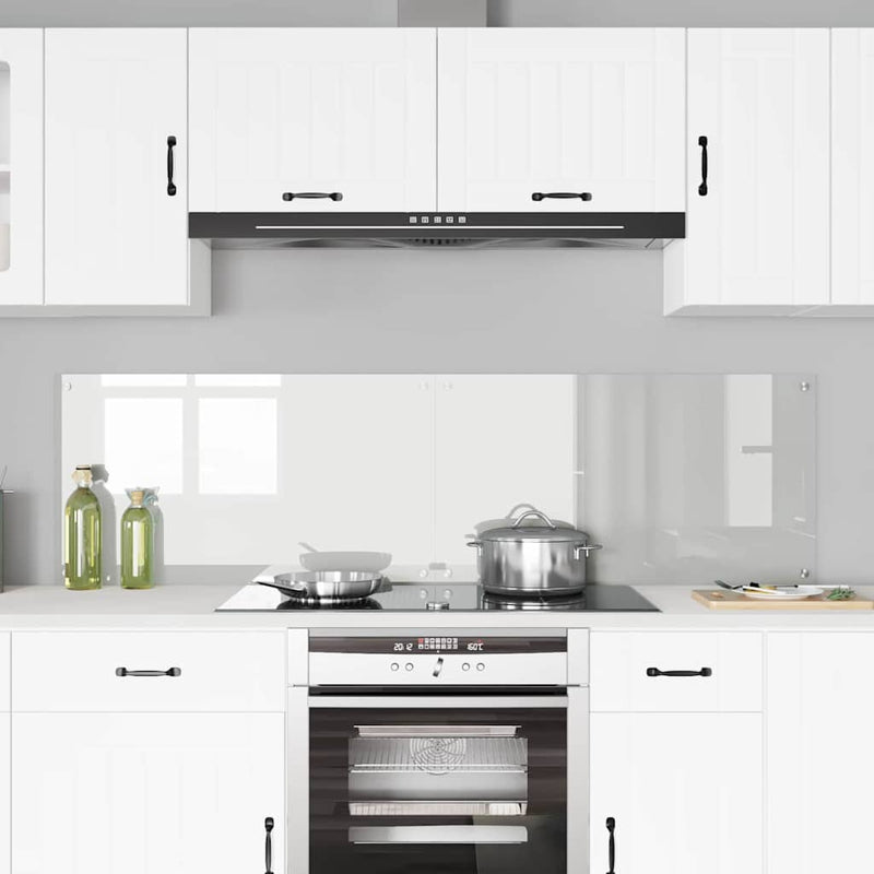 Load image into Gallery viewer, Vidaxl keuken achterwand 2 pcs doorzichtig 90 x 50 cm gehard glas