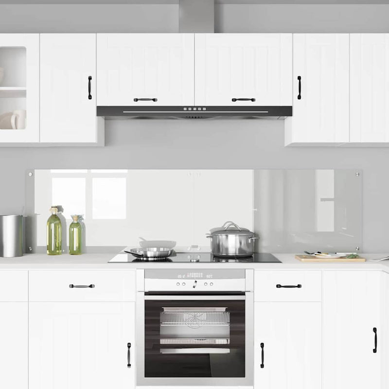 Load image into Gallery viewer, Vidaxl keuken achterwand 2 pcs doorzichtig 100 x 50 cm gehard glas