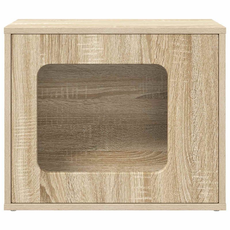 Load image into Gallery viewer, Vidaxl kattenhuis sonoma 51 x 30 x 42,5 cm bewerkt hout