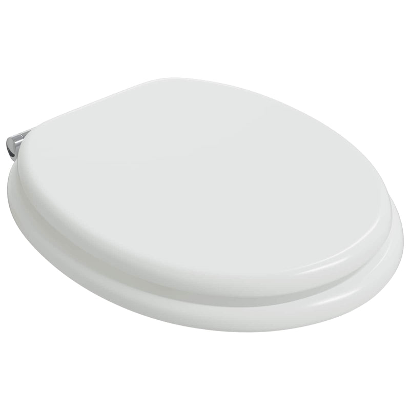 Load image into Gallery viewer, Vidaxl zachte sluit toiletbril 2 pcs wit 44 x 38 cm mdf-plaat