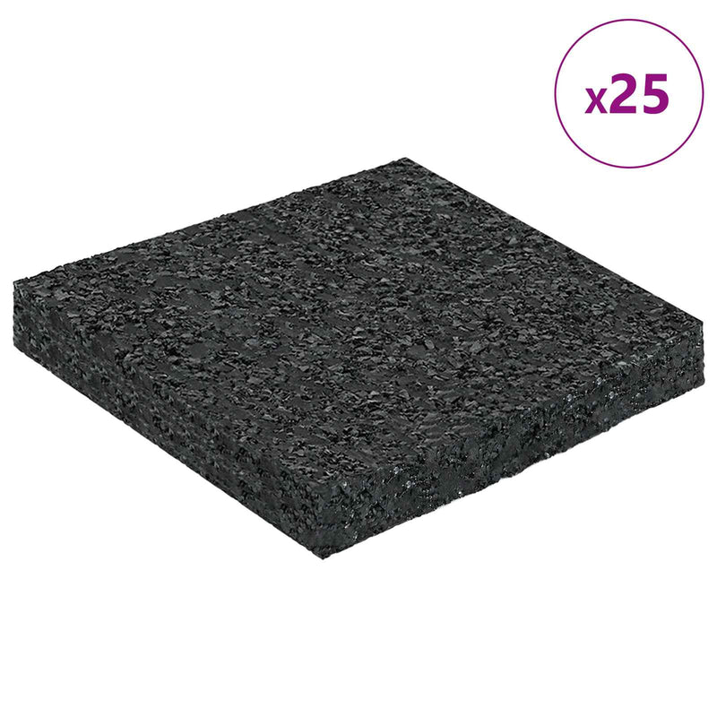 Load image into Gallery viewer, Vidaxl rubberen pad zwart rubber