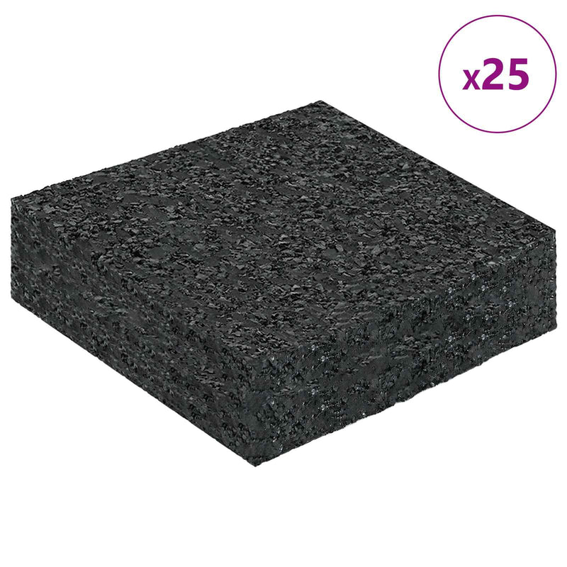 Load image into Gallery viewer, Vidaxl rubberen pad zwart rubber
