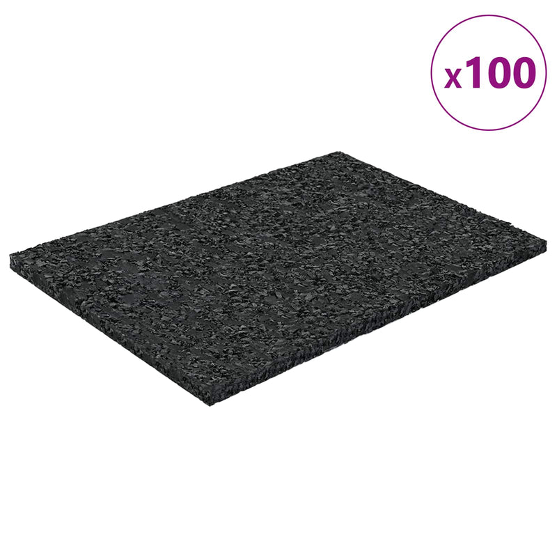 Load image into Gallery viewer, Vidaxl rubberen pad zwart rubber
