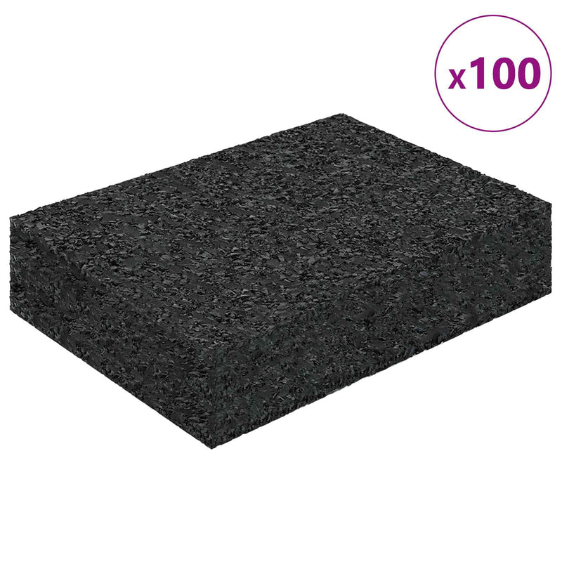 Load image into Gallery viewer, Vidaxl rubberen pad zwart rubber