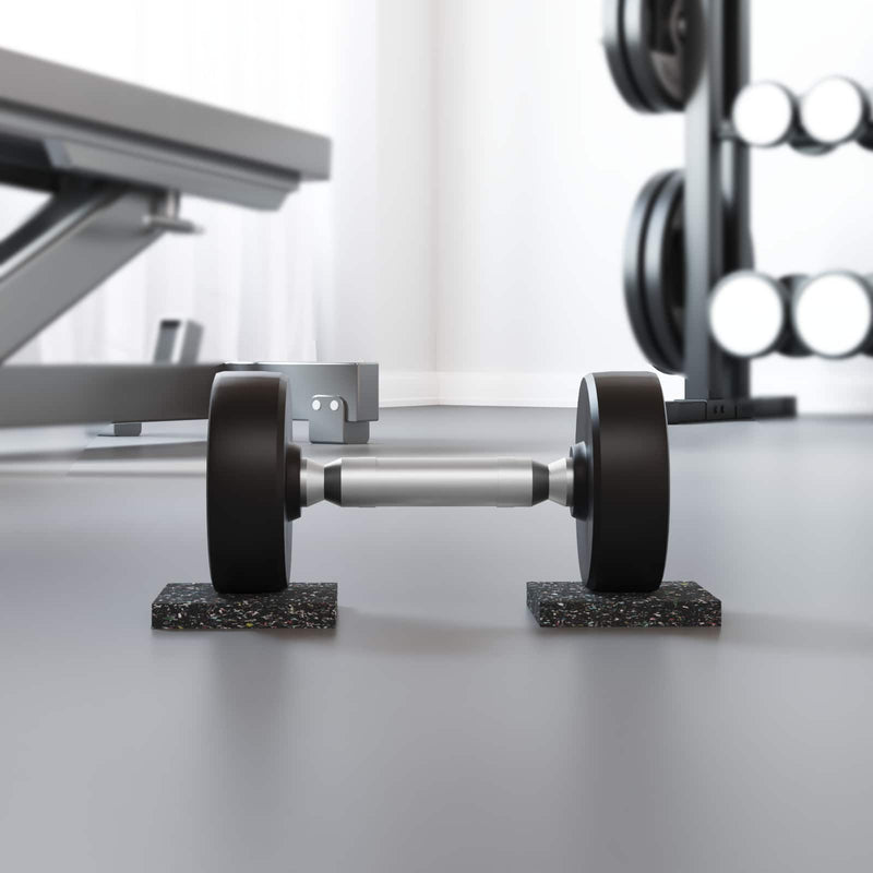 Load image into Gallery viewer, Vidaxl rubberen roller zwart rubber