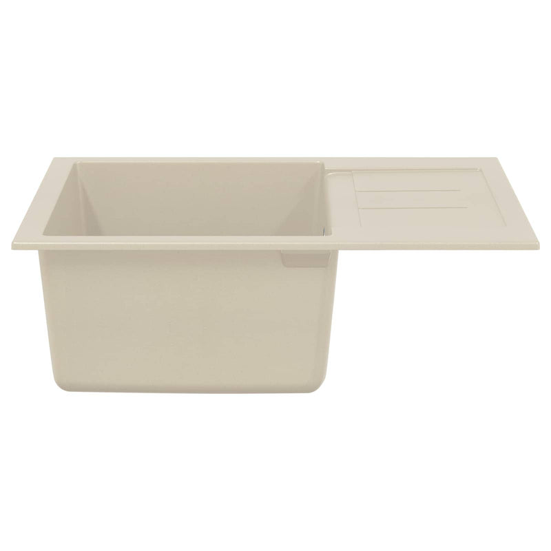 Load image into Gallery viewer, Vidaxl wasbak beige 620 x 500 mm 80% kwarts en 20% hars