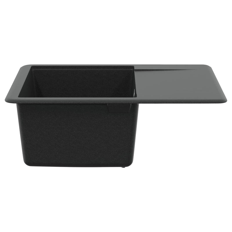 Load image into Gallery viewer, Vidaxl wasbak zwart 560 x 460 mm 80% kwarts en 20% hars
