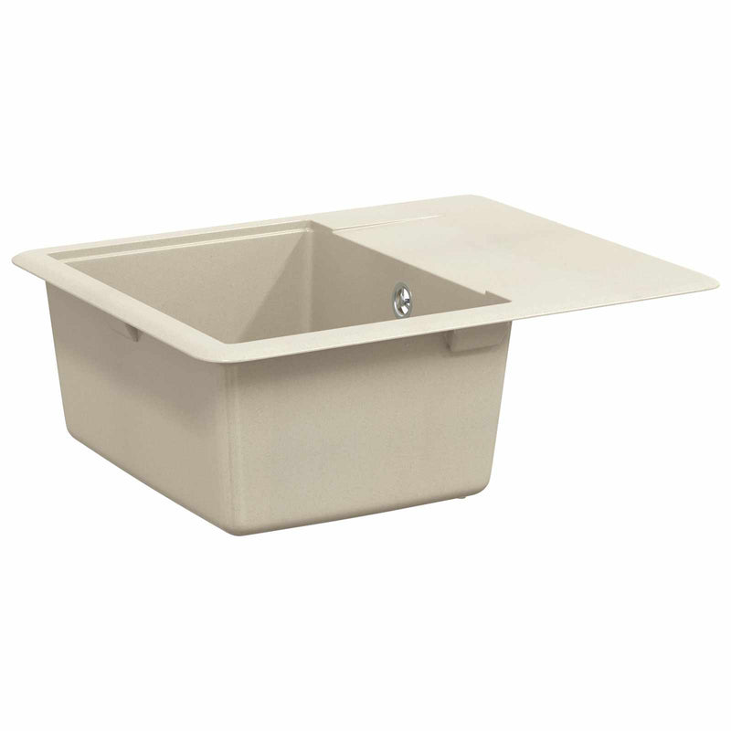 Load image into Gallery viewer, Vidaxl wasbak beige 560 x 460 mm 80% kwarts en 20% hars