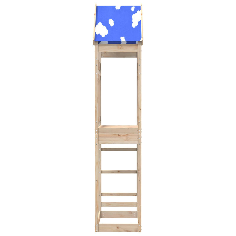Load image into Gallery viewer, Vidaxl speeltoren bruin 52,5 x 85 x 265 cm massief grenenhout