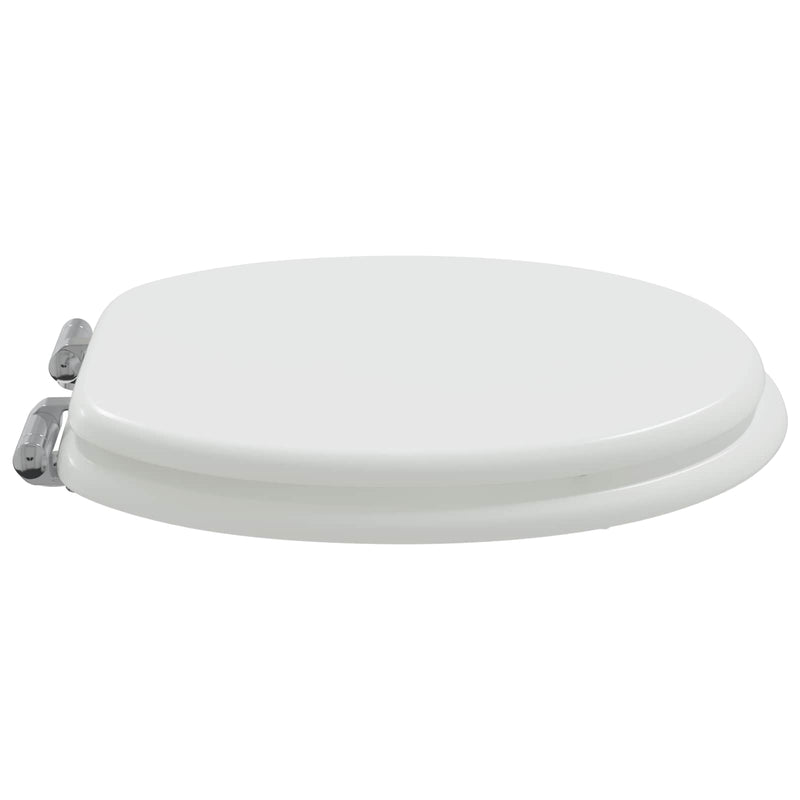 Load image into Gallery viewer, Vidaxl zachte sluit toiletbril wit 44 x 38 cm mdf-plaat