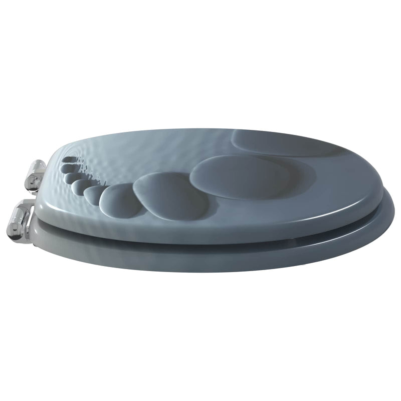 Load image into Gallery viewer, Vidaxl zachte sluit toiletbril grijs 44 x 38 cm mdf-plaat