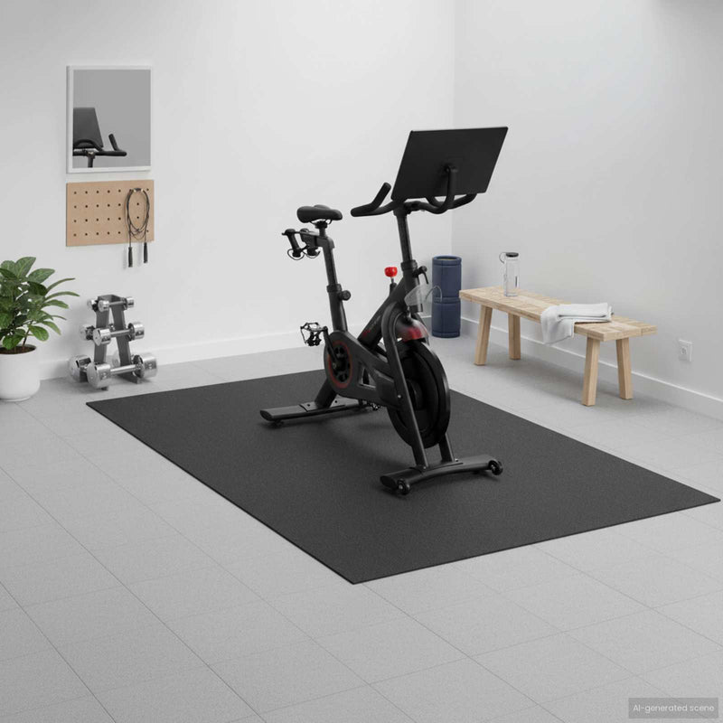 Load image into Gallery viewer, Vidaxl sportbeschermmat zwart 243 x 152 x 0,6 cm pvc
