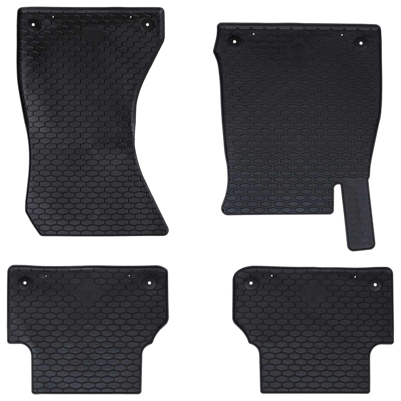 Load image into Gallery viewer, Vidaxl autobodemmat 4 pcs zwart geschikt voor audi a4 b9 , a5 b9 tpe