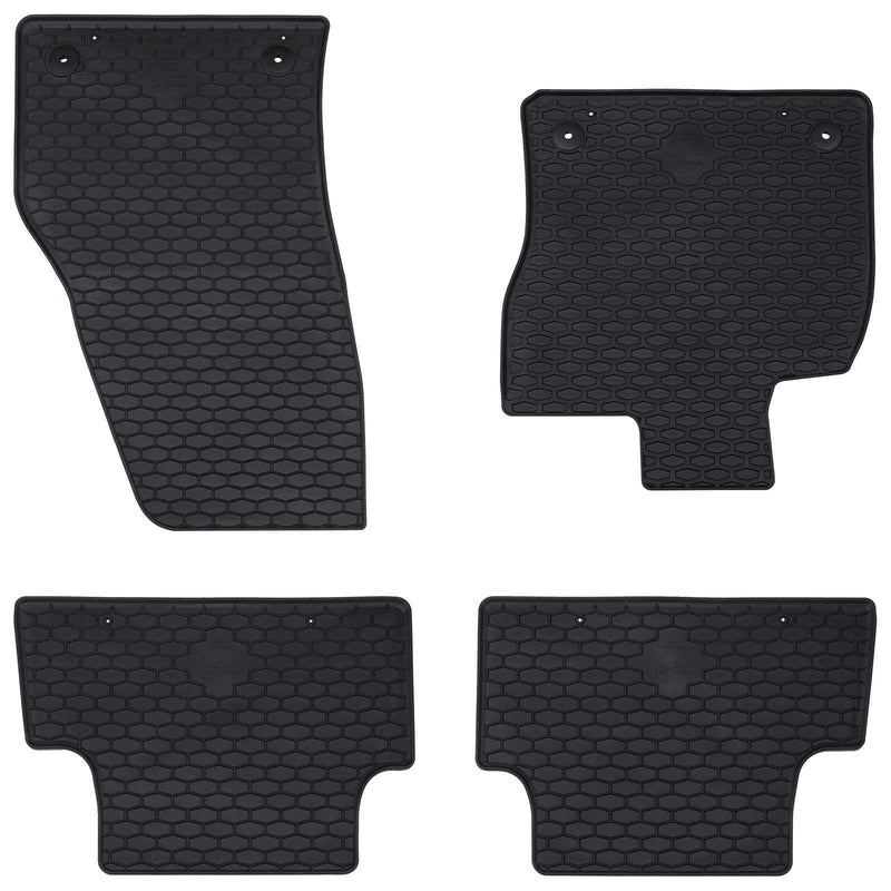 Load image into Gallery viewer, Vidaxl autobodemmat 4 pcs zwart geschikt voor t-roc cabrio tpe