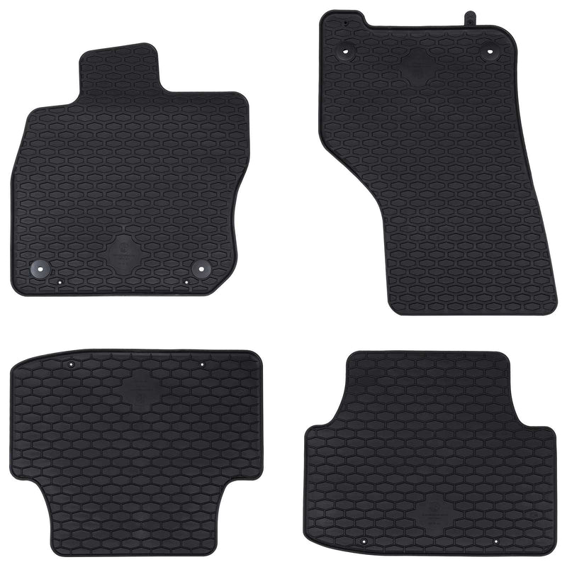 Load image into Gallery viewer, Vidaxl autobodemmat 4 pcs zwart geschikt voor vw golf viii variant tpe