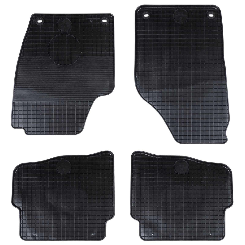Load image into Gallery viewer, Vidaxl autobodemmat 4 pcs zwart geschikt voor vw polo 10 01-09 ns