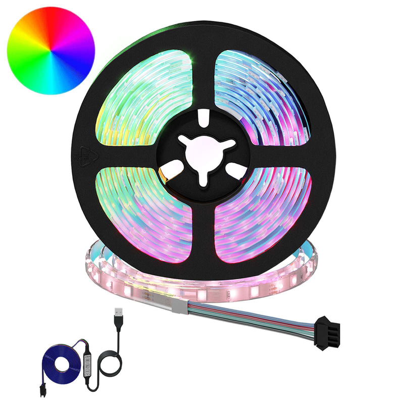 Load image into Gallery viewer, Vidaxl led-strip 2 pcs zwart en transparant 2500 mm koper en kunststof
