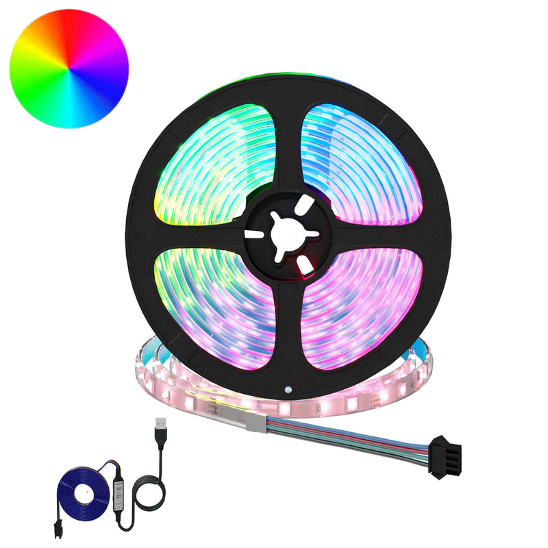 Load image into Gallery viewer, Vidaxl led-strip 2 pcs zwart en transparant 4700 mm koper en kunststof