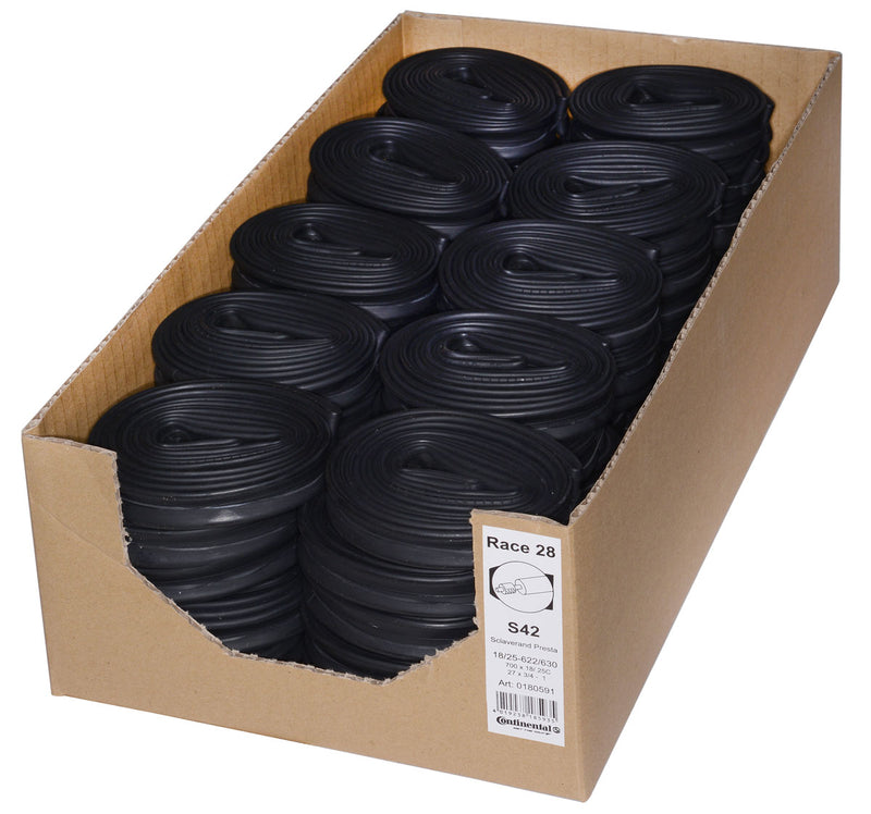 Load image into Gallery viewer, Continental race 28 s42 tube ((50 workshop packaging)