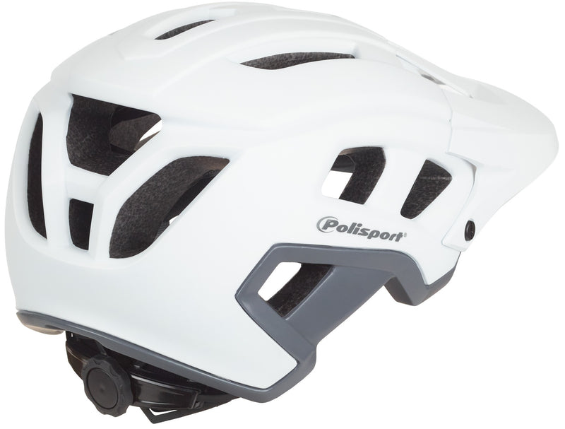 Load image into Gallery viewer, Polisport mountain pro fietshelm l 58-61cm wit grijs
