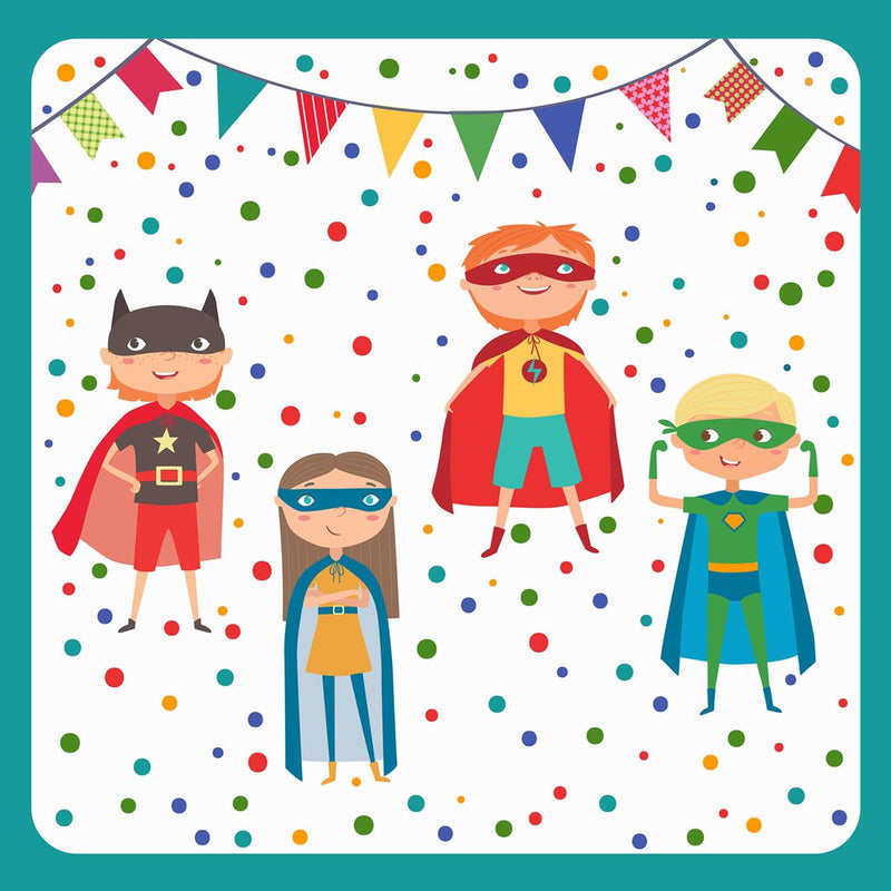 Afbeelding laden in galerijviewer, Papstar servetten superhero 3-laags 33x33cm