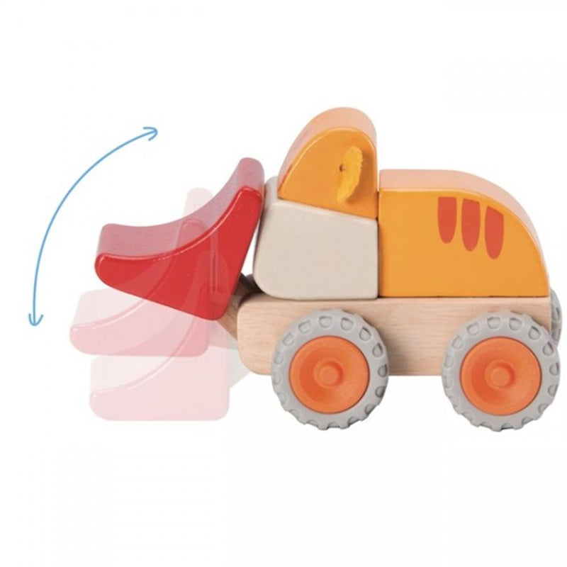 Load image into Gallery viewer, Wonderworld buldozer tijger. +1