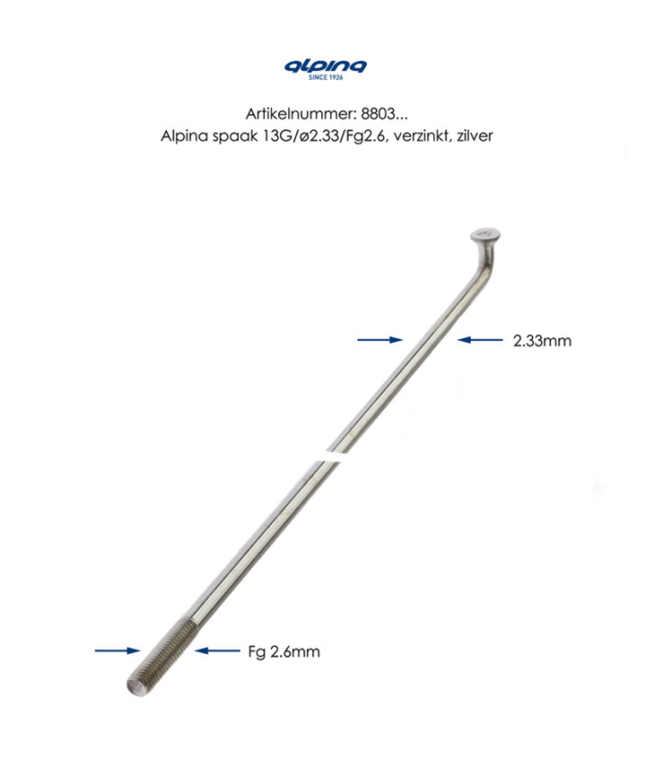 Load image into Gallery viewer, Spaken Alpina 13-290 zonder nippel