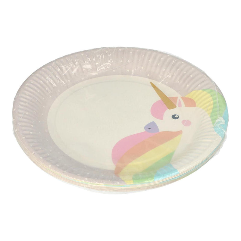 Load image into Gallery viewer, Papstar borden unicorn karton ø23cm 10st