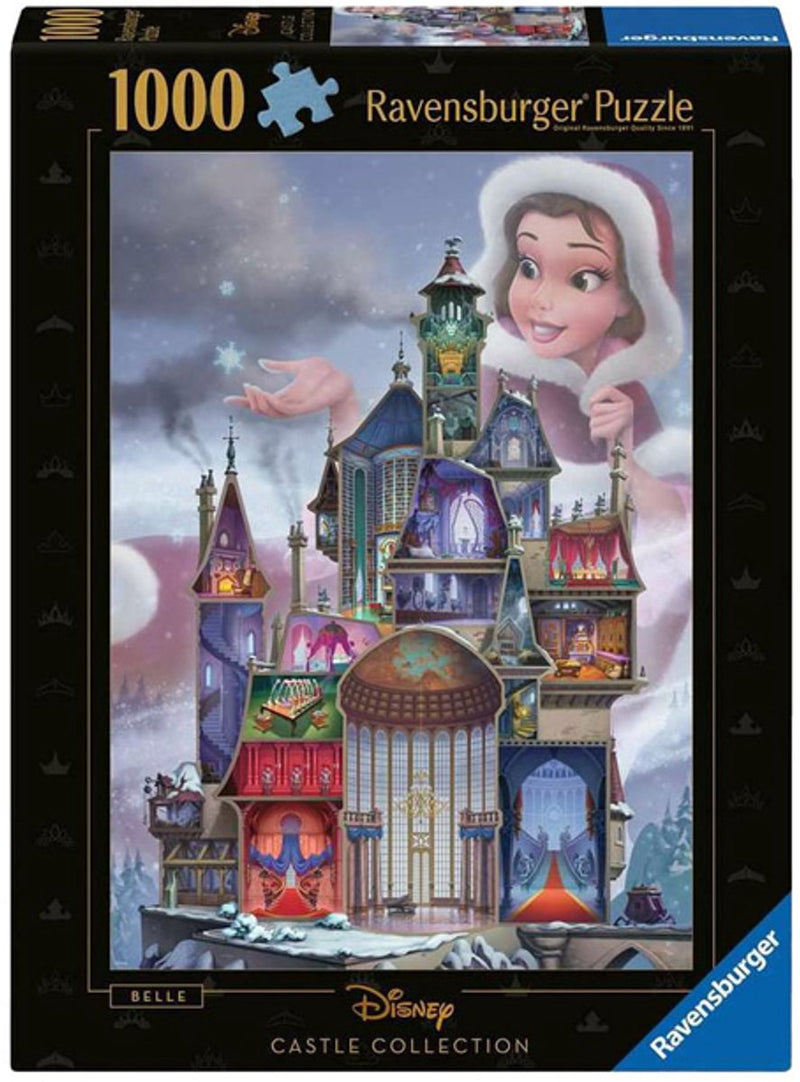 Load image into Gallery viewer, Ravensburger legpuzzel disney castles belle, 1000st.