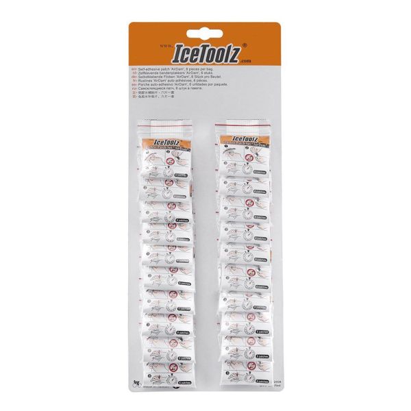 Load image into Gallery viewer, IceToolz Zelfklevende bandenplakkers Airdam 24056H2 20 sets
