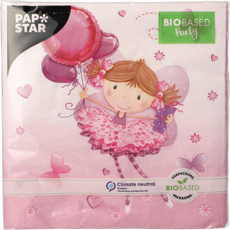 Afbeelding laden in galerijviewer, Papstar servetten little dancer 3-laags 33x33cm