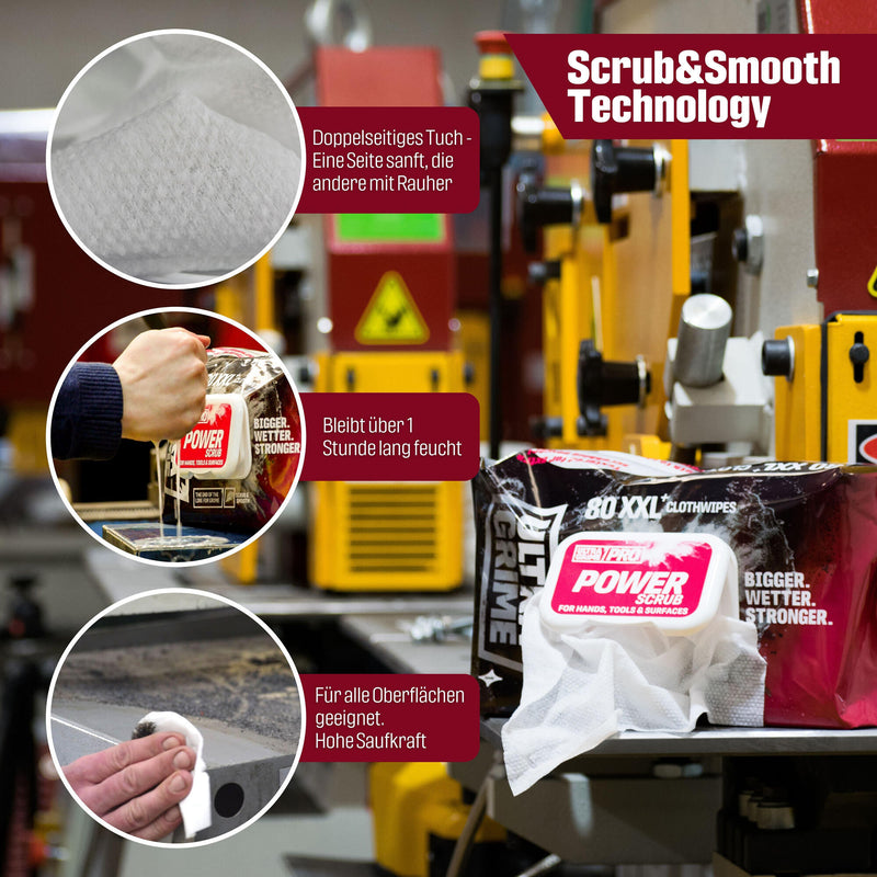 Load image into Gallery viewer, Ultragrime reinigingsdoek pro scheuertuch power scrubbing cloth ult grime pro, 1pk. a 80pcs.