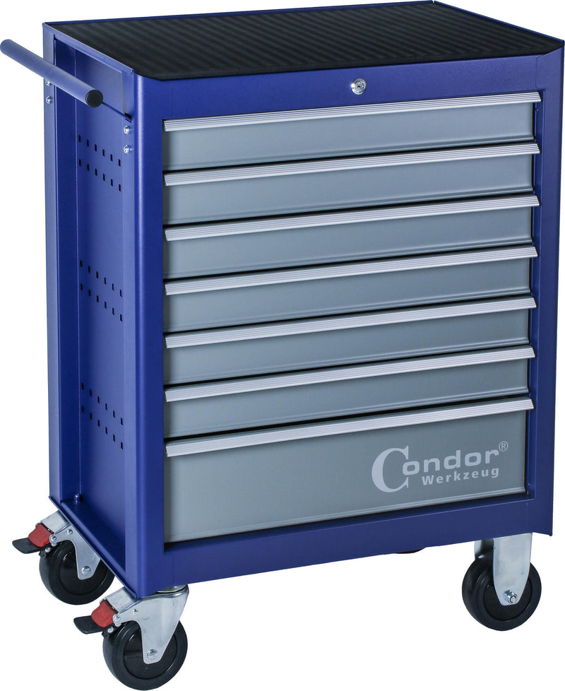 Afbeelding laden in galerijviewer, Condor werkplaatswagen 7029 tool trolley empty, 7 drawers