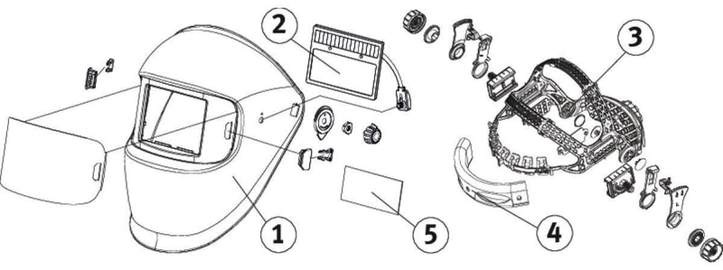 Load image into Gallery viewer, Schweisskraft lashelm varioprotect xl-w tc varioprotect welding helm welding power xl-w tc