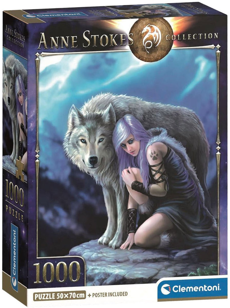 Load image into Gallery viewer, Clementoni legpuzzel anne stokes protector - 1000st.