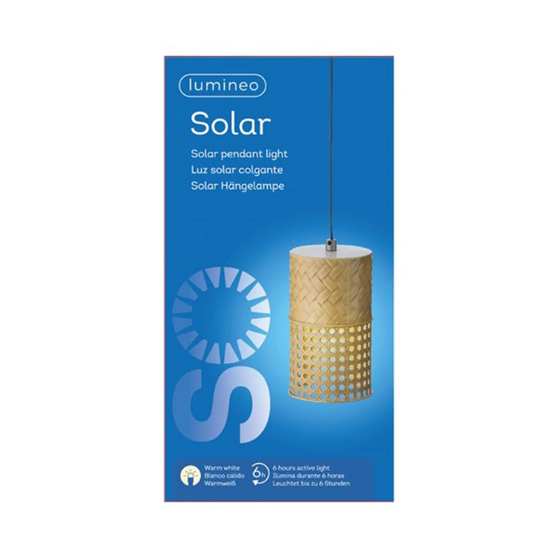 Load image into Gallery viewer, Lumineo led solar hanging light ã˜11-h18cm metaal warmwit. brandt tot 6 uren.