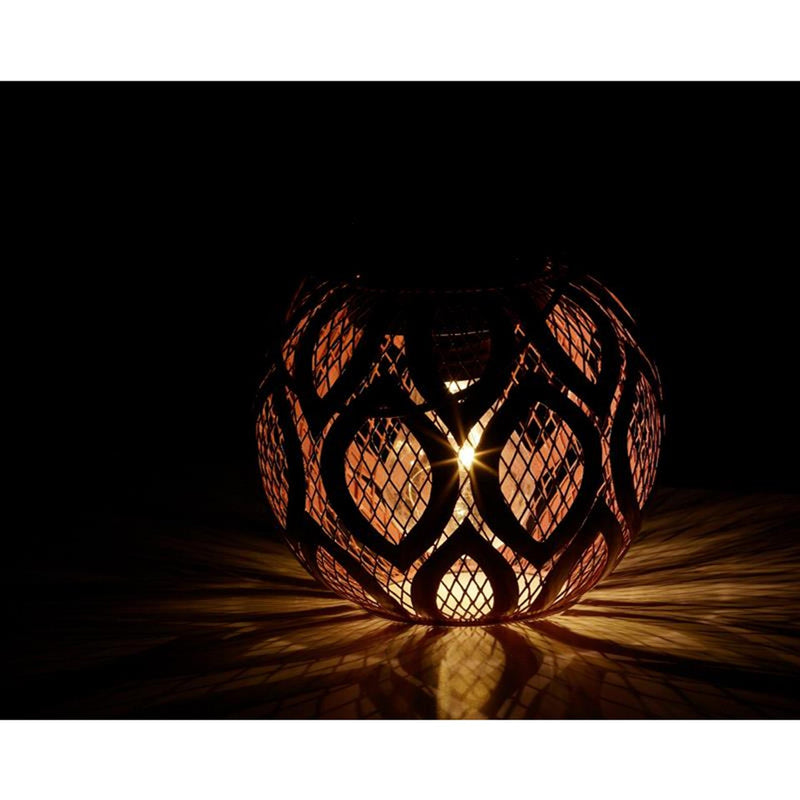 Afbeelding laden in galerijviewer, Lumineo solar lantaarn dia13.5-h12.5cm- verkrijgbaar in lichtgroen, roze of taupe