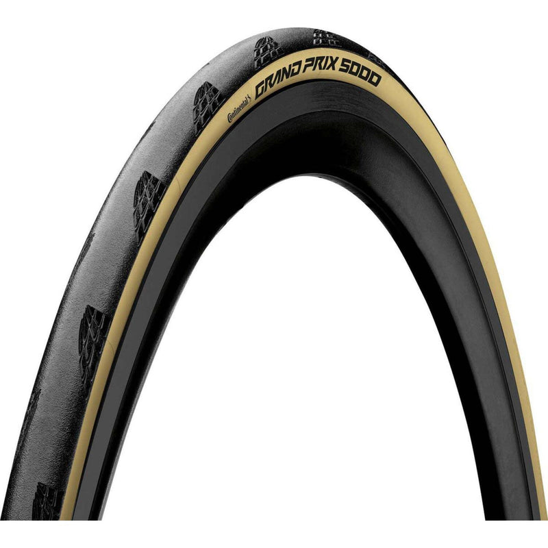 Load image into Gallery viewer, Continental GP5000 Racefietsband 700x25C Zwart Creme