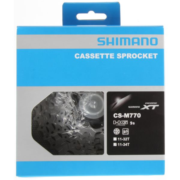 Load image into Gallery viewer, Shimano Deore XT CS-M770 11-34 9 speed