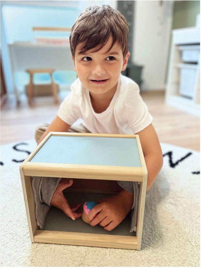 Load image into Gallery viewer, Small foot - houten sensory voeldoos zintuiglijk