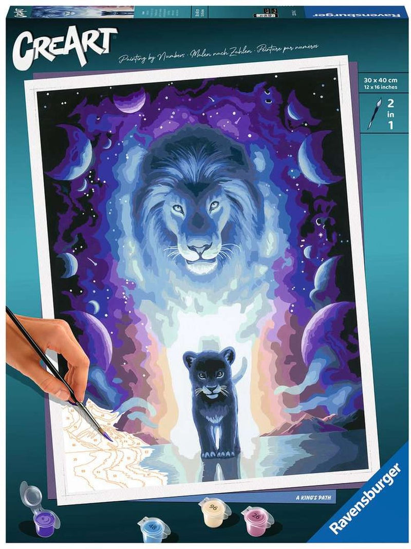 Load image into Gallery viewer, Ravensburger lion jojoesart edition - schilderen op nummer voor volwassenen