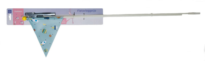 Load image into Gallery viewer, Beveiligingsvlag Pexkids Rocket Blue met raketafdruk