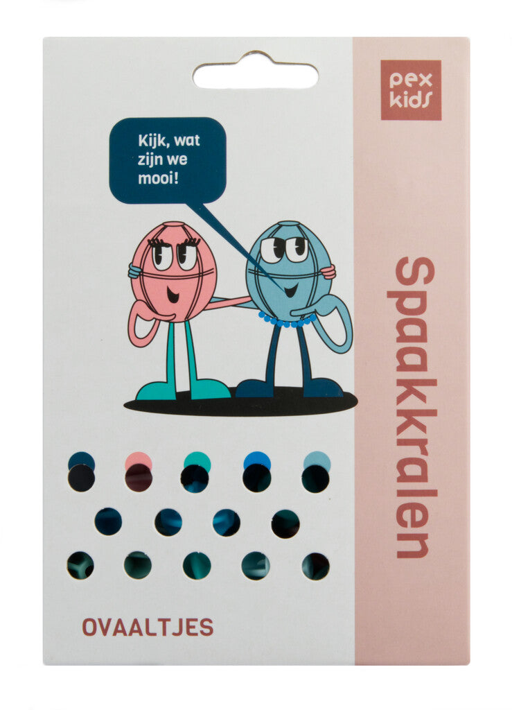 Load image into Gallery viewer, Fiets spreek kralen Pexkids Ballen Sorted 6-color (30 stuks op kaart)