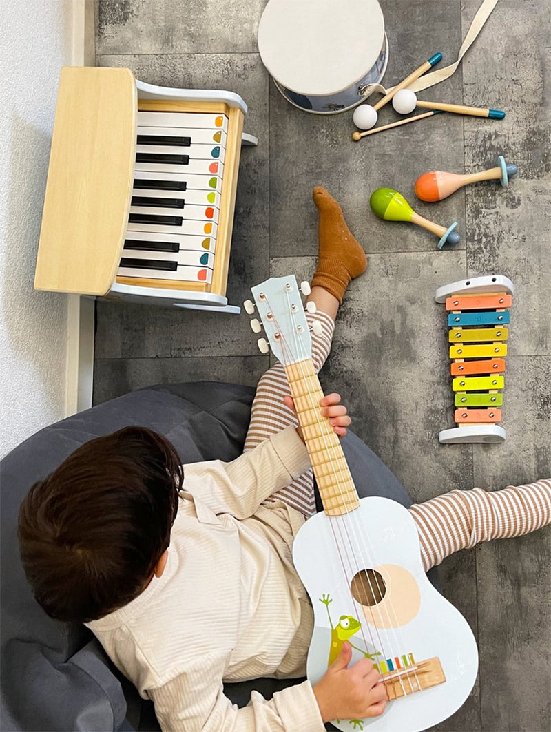 Load image into Gallery viewer, Small foot - houten maracas groovy beats