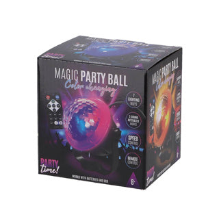 Load image into Gallery viewer, Overige merken party time magische party bal met disco effect + afstandsbediening zwart