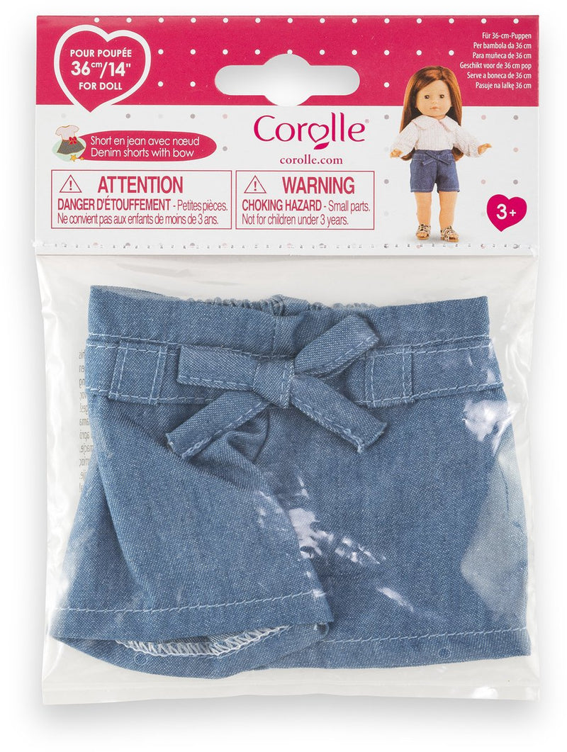 Load image into Gallery viewer, Corolle ma poppen spijkershort met strik - 36cm